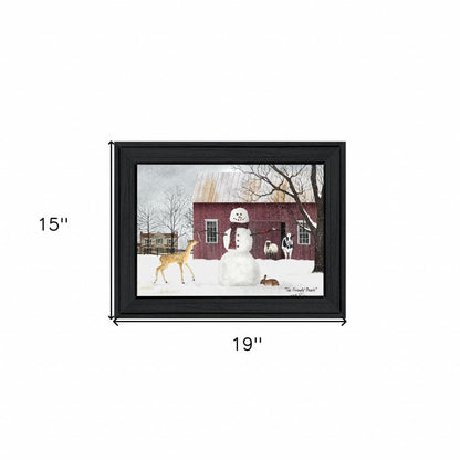 The Friendly Beasts 3 Black Framed Print Wall Art HomeRoots