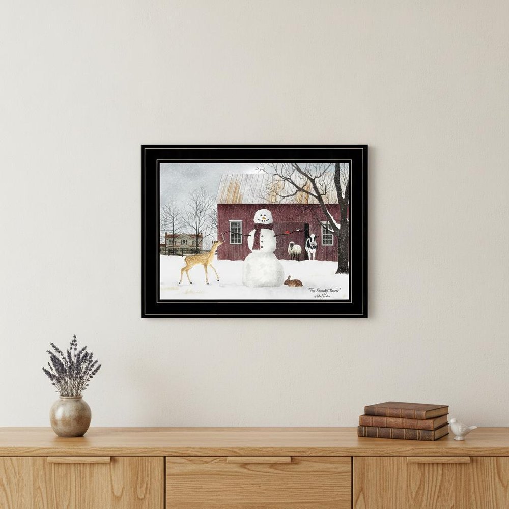 The Friendly Beasts 4 Black Framed Print Wall Art — view 4