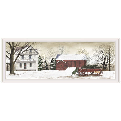 Christmas Trees for Sale 6 White Framed Print Wall Art HomeRoots