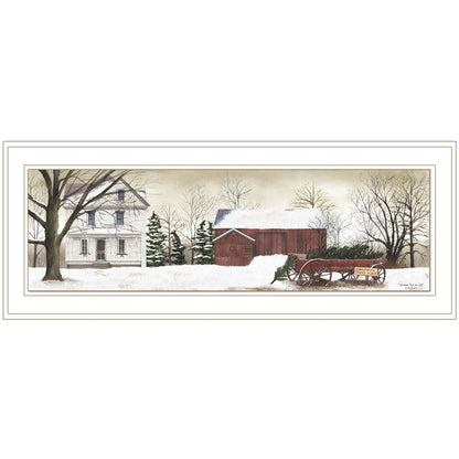 Christmas Trees for Sale 2 White Framed Print Wall Art HomeRoots
