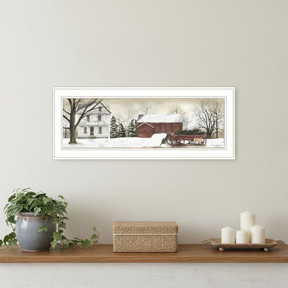 Christmas Trees for Sale 2 White Framed Print Wall Art HomeRoots