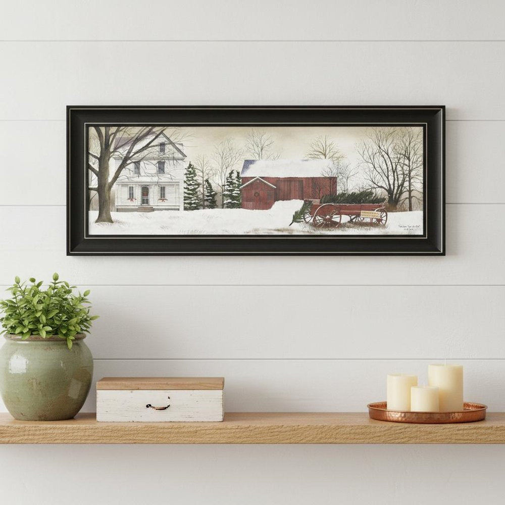 Christmas Trees for Sale 3 Black Framed Print Wall Art HomeRoots