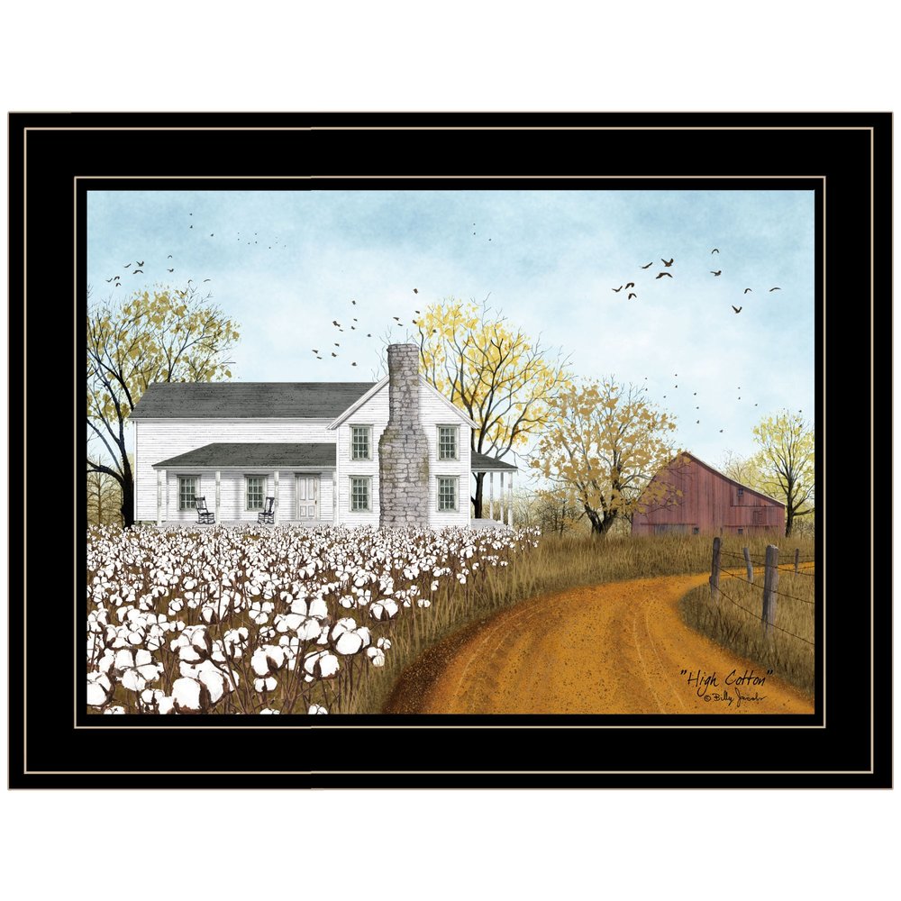High Cotton 2 Black Framed Print Wall Art HomeRoots