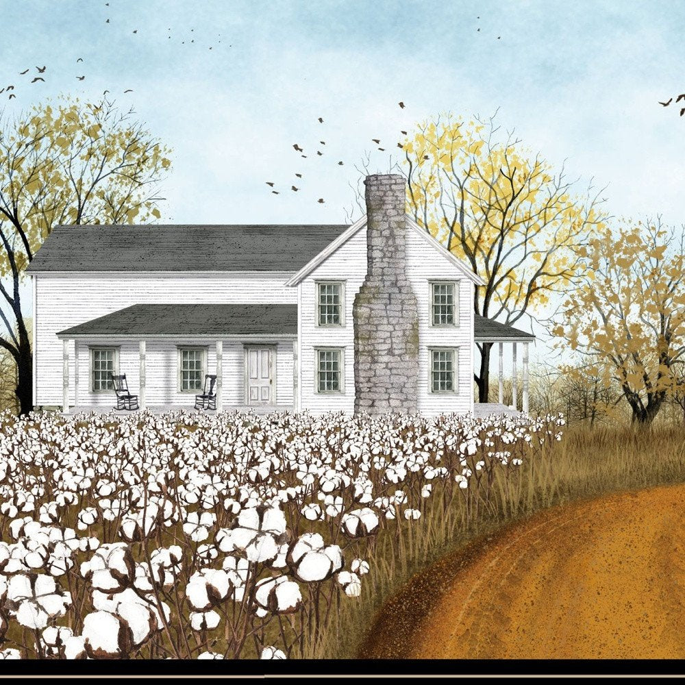 High Cotton 2 Black Framed Print Wall Art — view 3