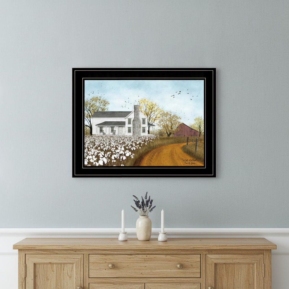 High Cotton 2 Black Framed Print Wall Art — view 5