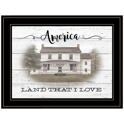 America 2 Black Framed Print Wall Art HomeRoots
