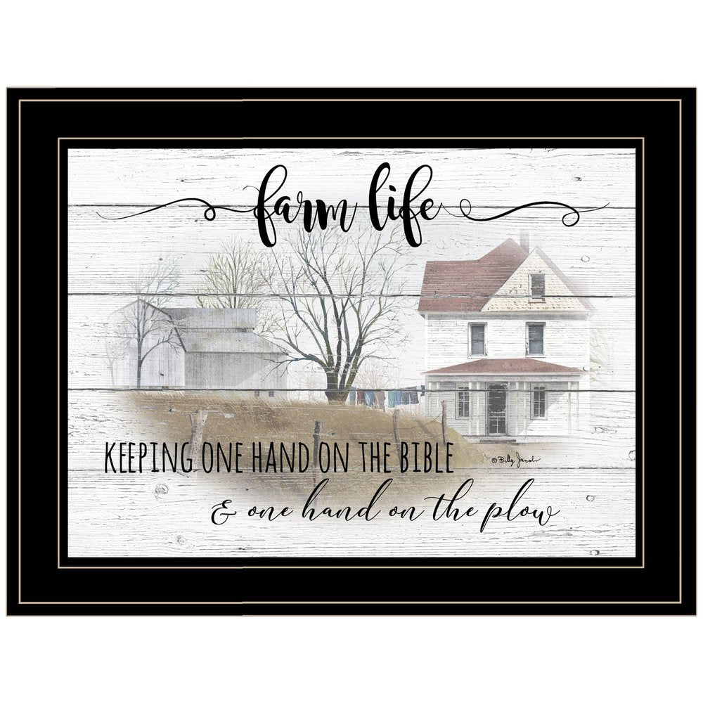 Farm Life 6 Black Framed Print Wall Art — view 1