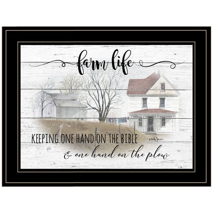Farm Life 6 Black Framed Print Wall Art HomeRoots