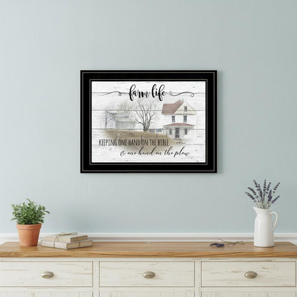 Farm Life 6 Black Framed Print Wall Art HomeRoots