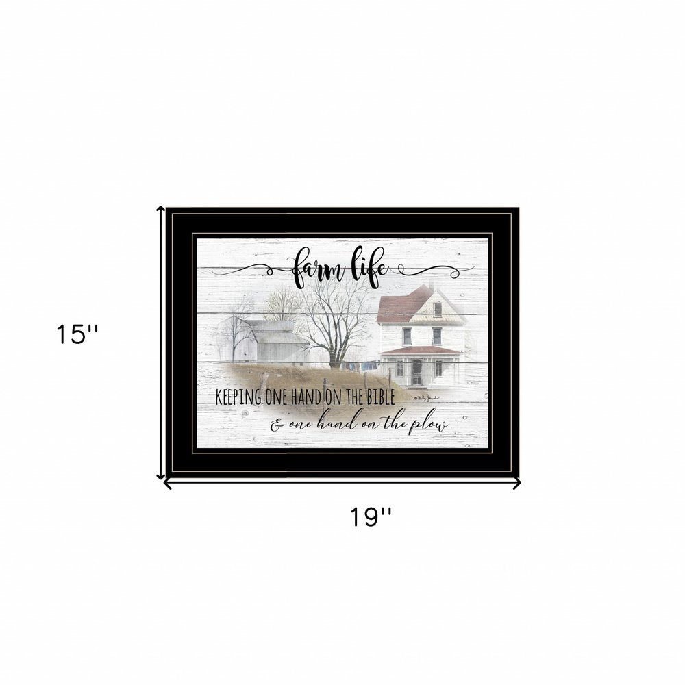 Farm Life 6 Black Framed Print Wall Art HomeRoots