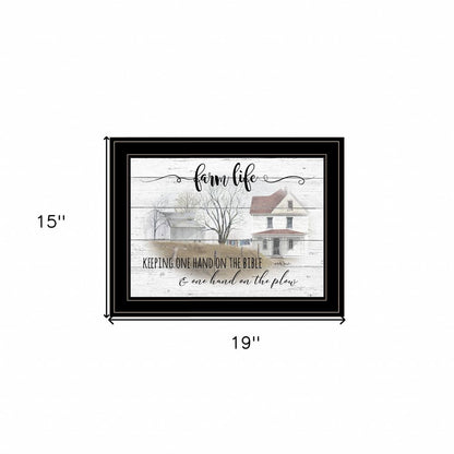 Farm Life 6 Black Framed Print Wall Art HomeRoots