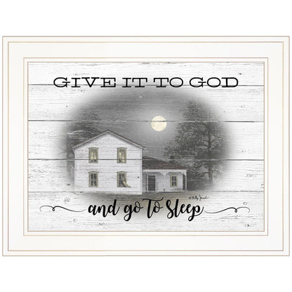 Give It To God White Framed Print Wall Art HomeRoots