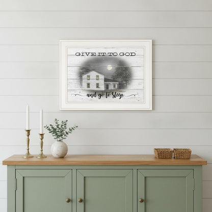 Give It To God White Framed Print Wall Art HomeRoots