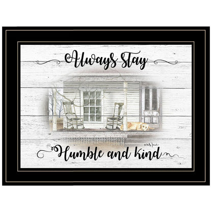 Humble and Kind 2 Black Framed Print Wall Art HomeRoots