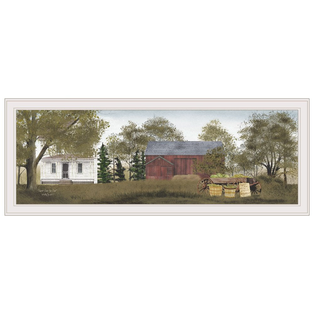 Sweet Corn For Sale 2 White Framed Print Wall Art HomeRoots
