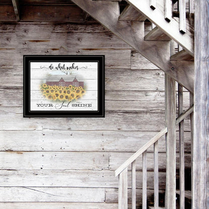 Do What Makes Your Soul Shine 2 Black Framed Print Wall Art HomeRoots