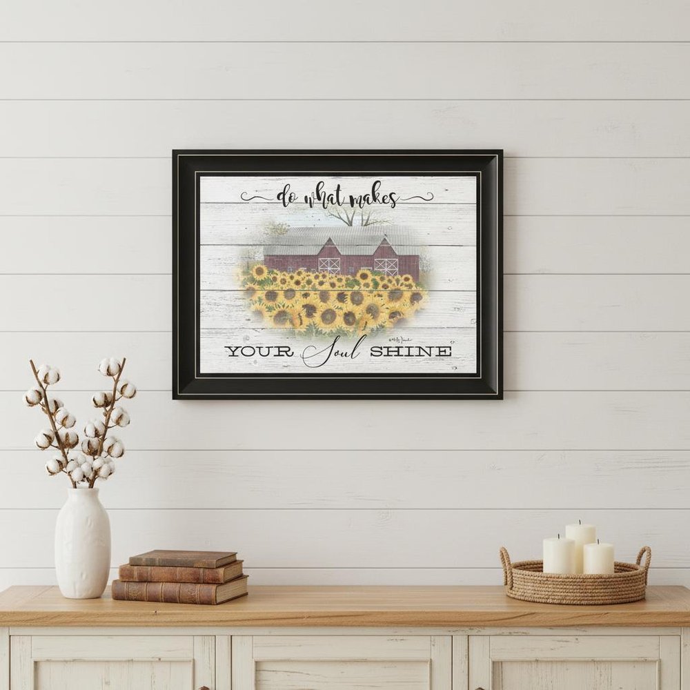 Do What Makes Your Soul Shine 2 Black Framed Print Wall Art HomeRoots