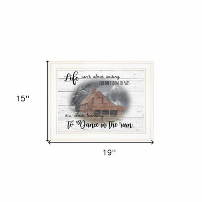 Storm Dance White Framed Print Wall Art HomeRoots