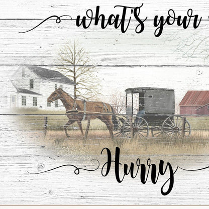 Whats Your Hurry 1 White Framed Print Wall Art HomeRoots