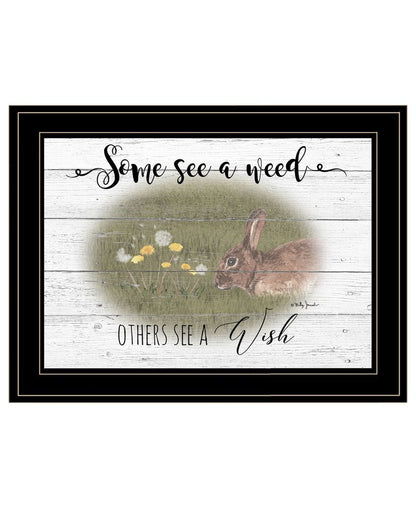 Some See A Weed 2 Black Framed Print Wall Art HomeRoots