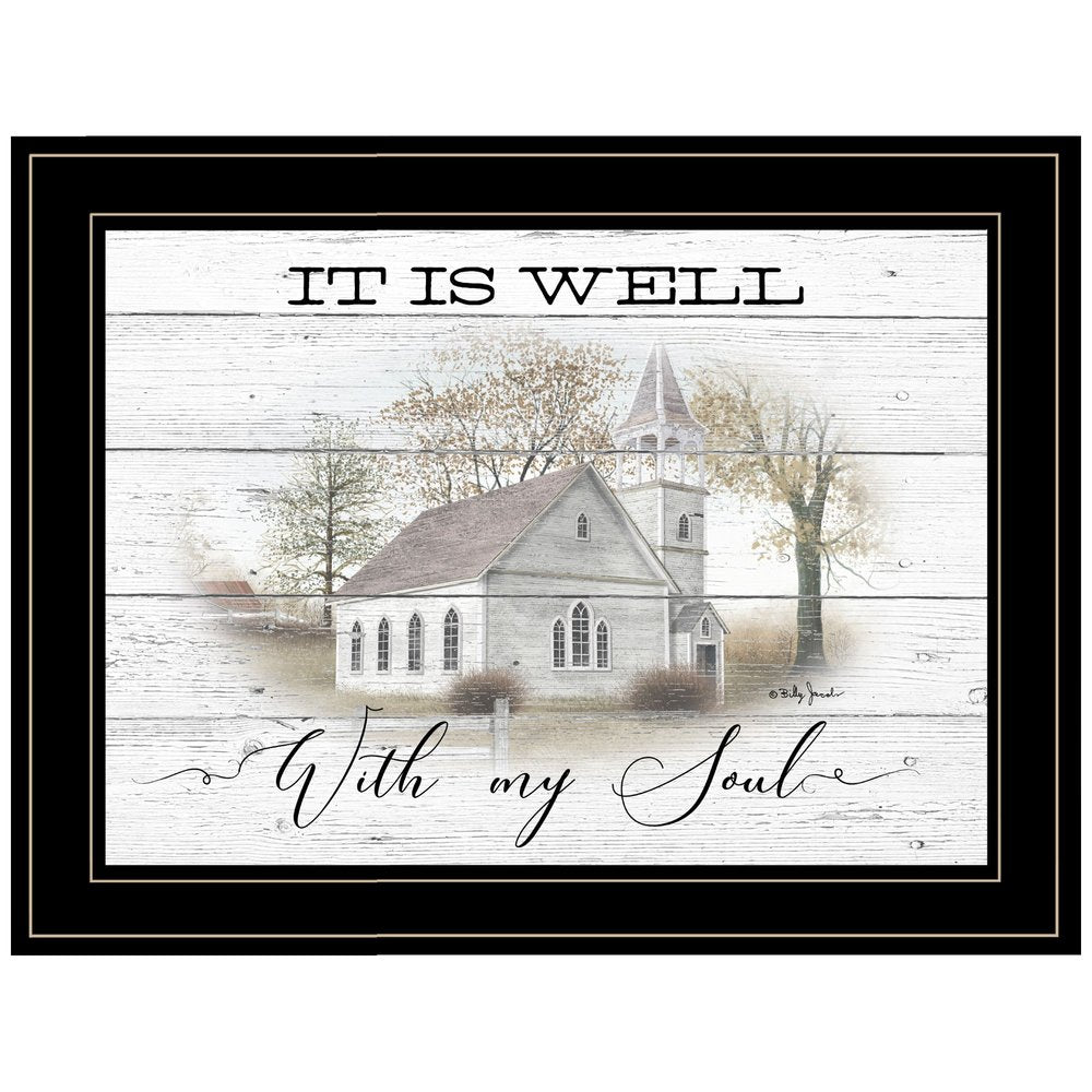 It Is Well 2 Black Framed Print Wall Art HomeRoots