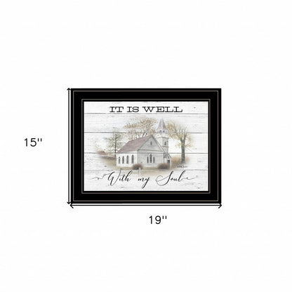 It Is Well 2 Black Framed Print Wall Art HomeRoots