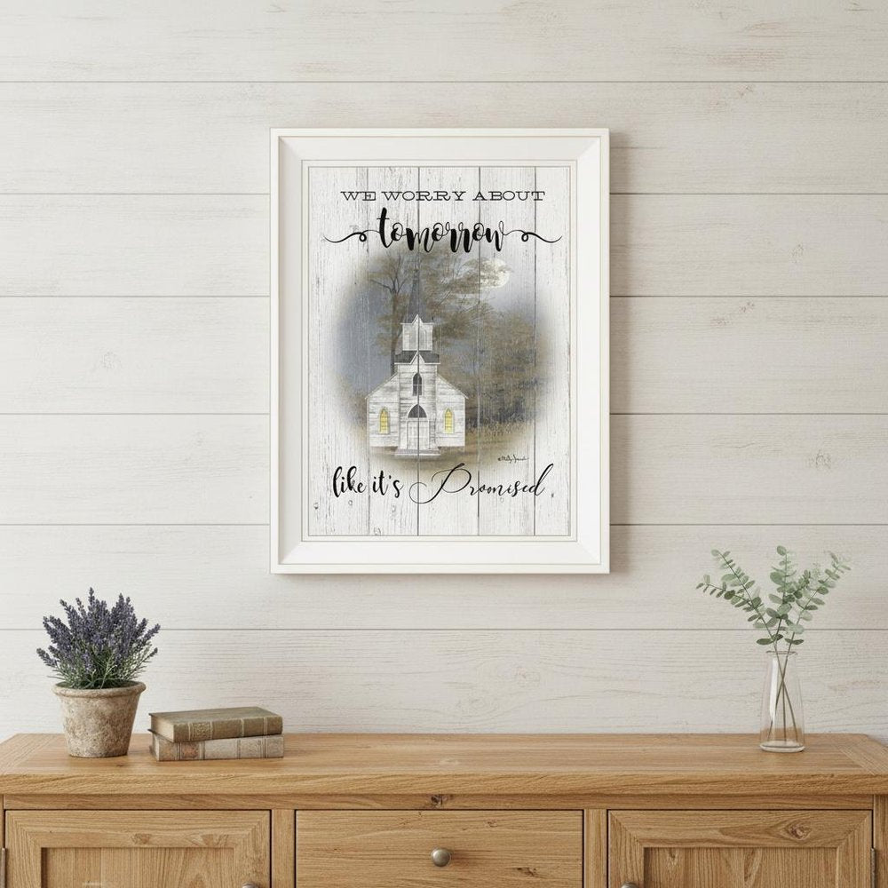 Tomorrow 1 White Framed Print Wall Art HomeRoots