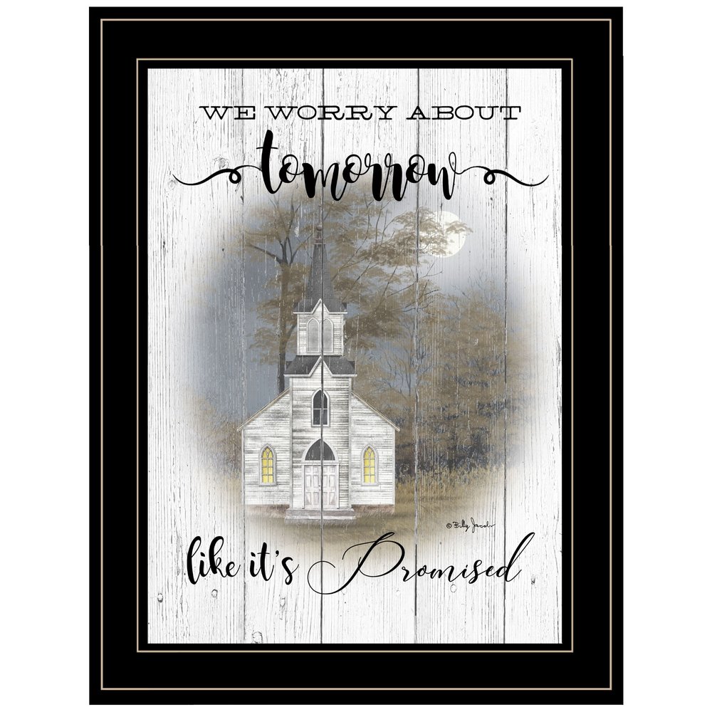 Tomorrow 2 Black Framed Print Wall Art — view 1
