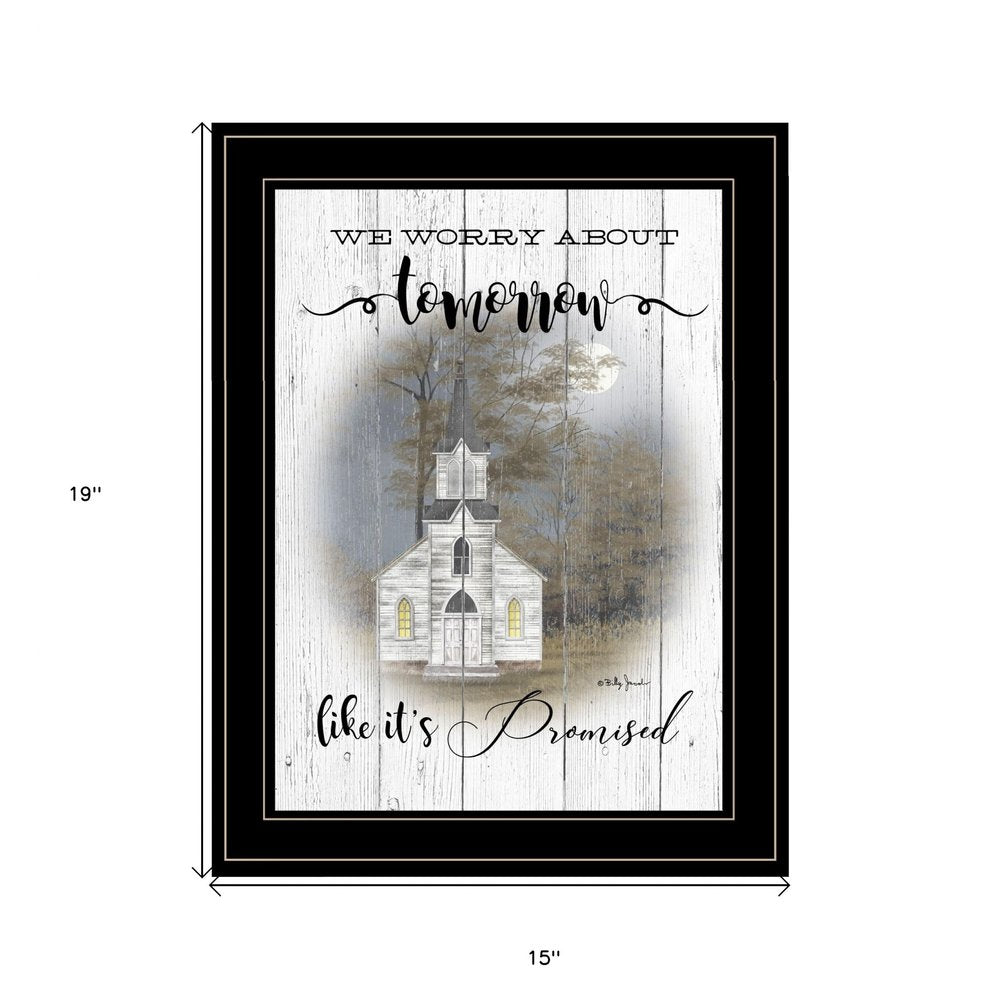 Tomorrow 2 Black Framed Print Wall Art HomeRoots