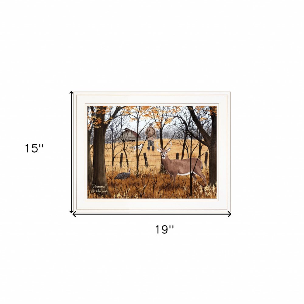 Unaware 1 White Framed Print Wall Art HomeRoots