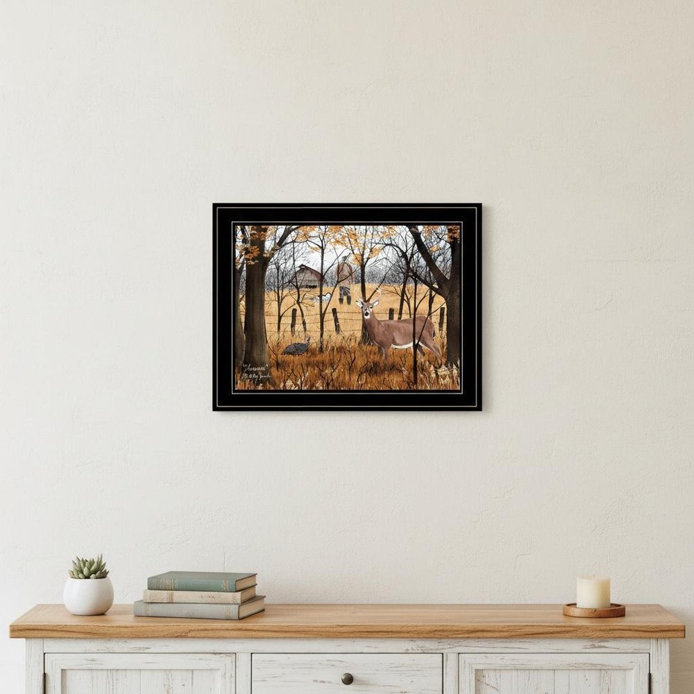 Unaware 2 Black Framed Print Wall Art — view 4