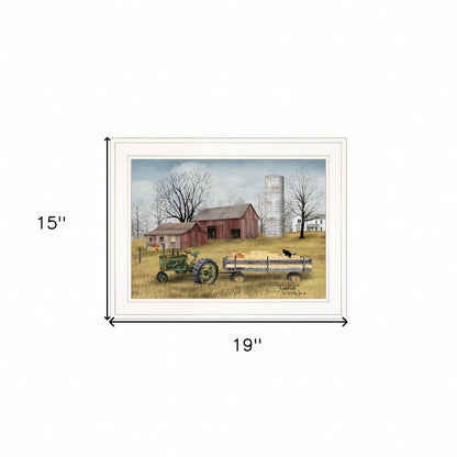Hayride 1 White Framed Print Wall Art HomeRoots