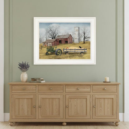 Hayride 1 White Framed Print Wall Art HomeRoots