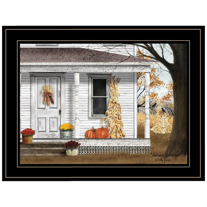 Autumn Greetings 2 Black Framed Print Wall Art HomeRoots