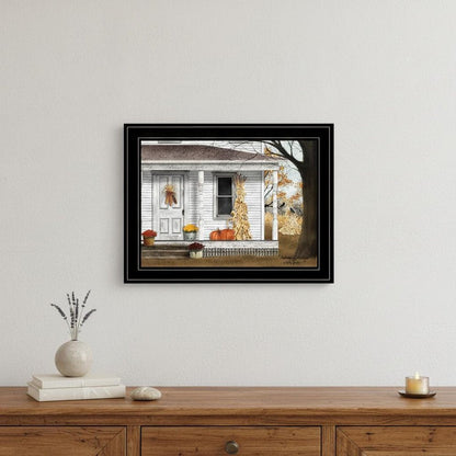 Autumn Greetings 2 Black Framed Print Wall Art HomeRoots