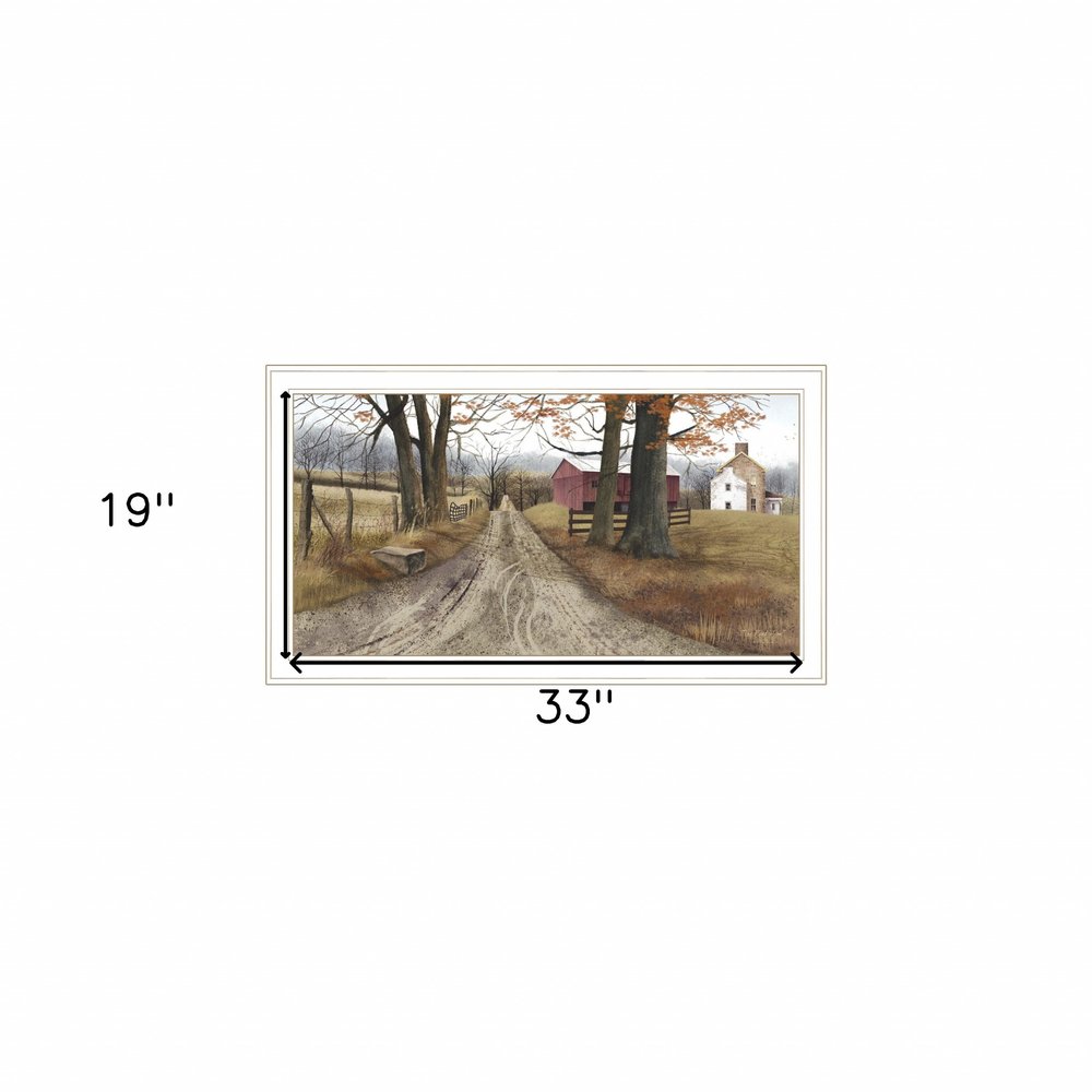 The Road Home 8 White Framed Print Wall Art — view 3