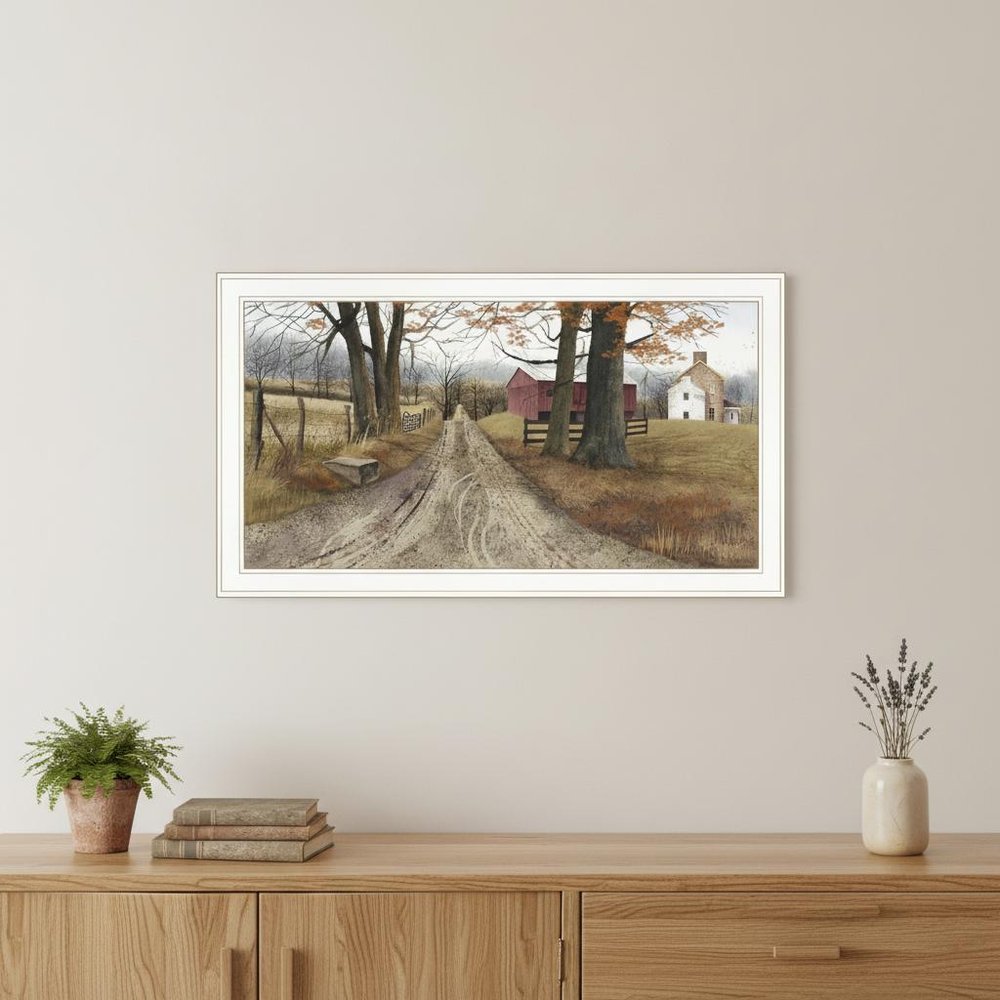 The Road Home 8 White Framed Print Wall Art HomeRoots