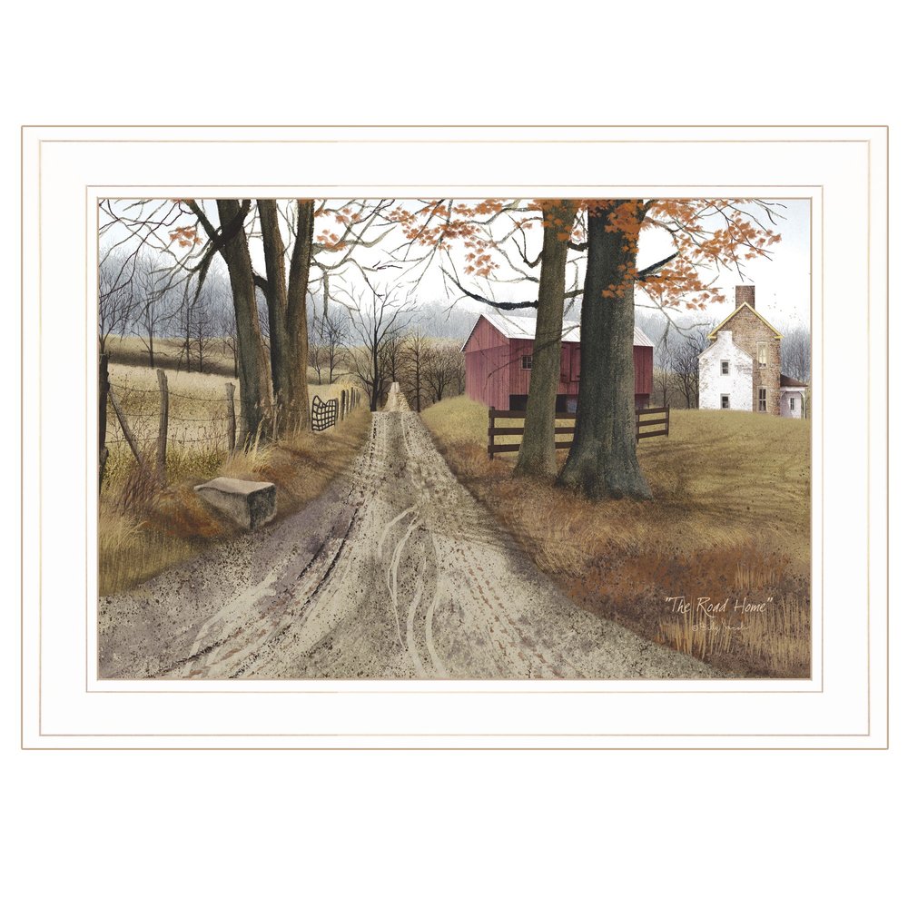 The Road Home 1 White Framed Print Wall Art HomeRoots
