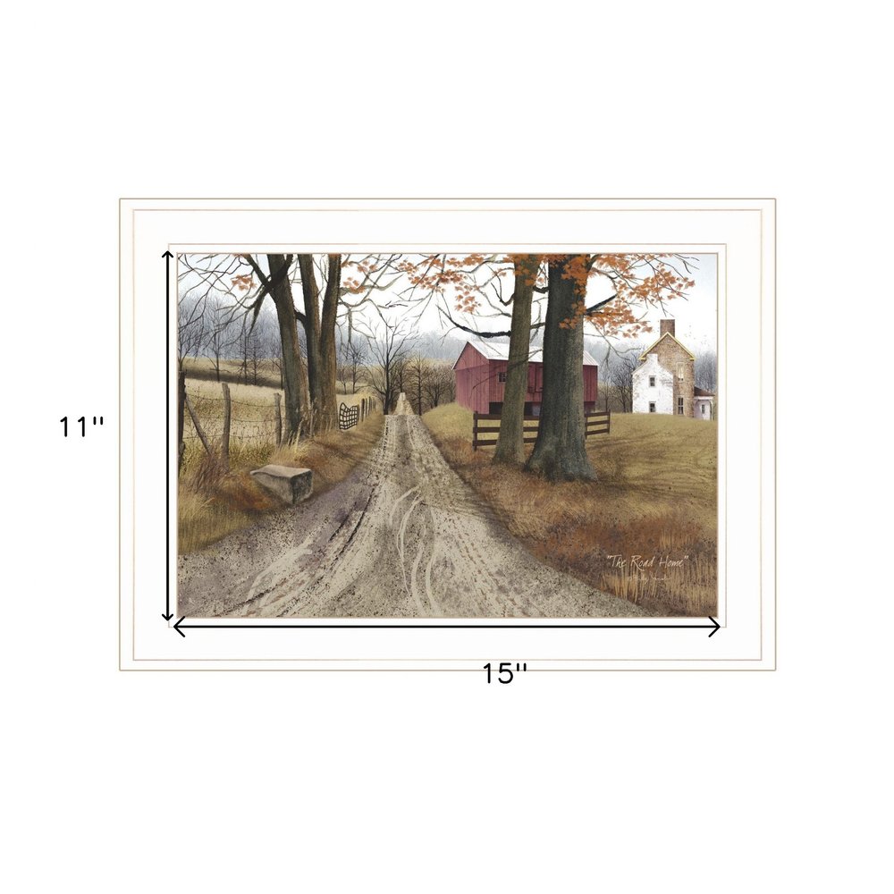 The Road Home 1 White Framed Print Wall Art HomeRoots