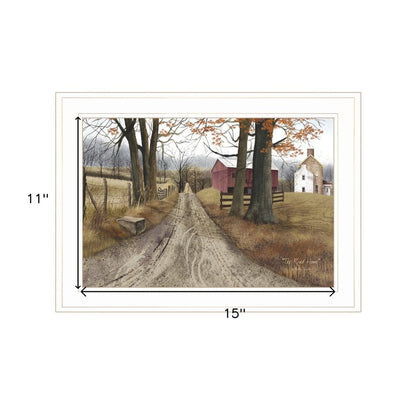 The Road Home 1 White Framed Print Wall Art HomeRoots