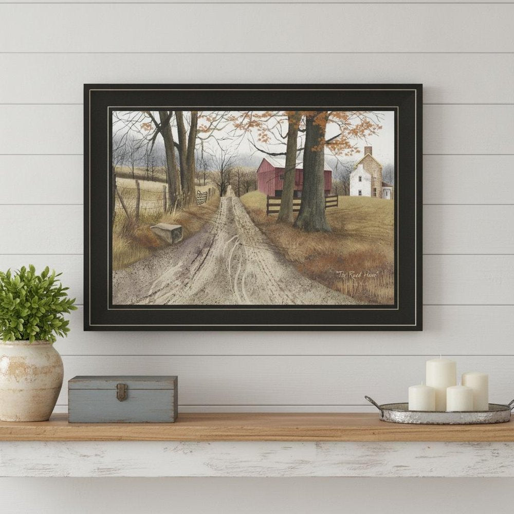 The Road Home 3 Black Framed Print Wall Art — view 4