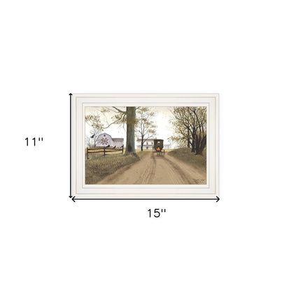 Headin Home 1 White Framed Print Wall Art HomeRoots