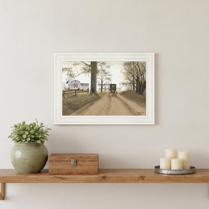Headin Home 1 White Framed Print Wall Art HomeRoots
