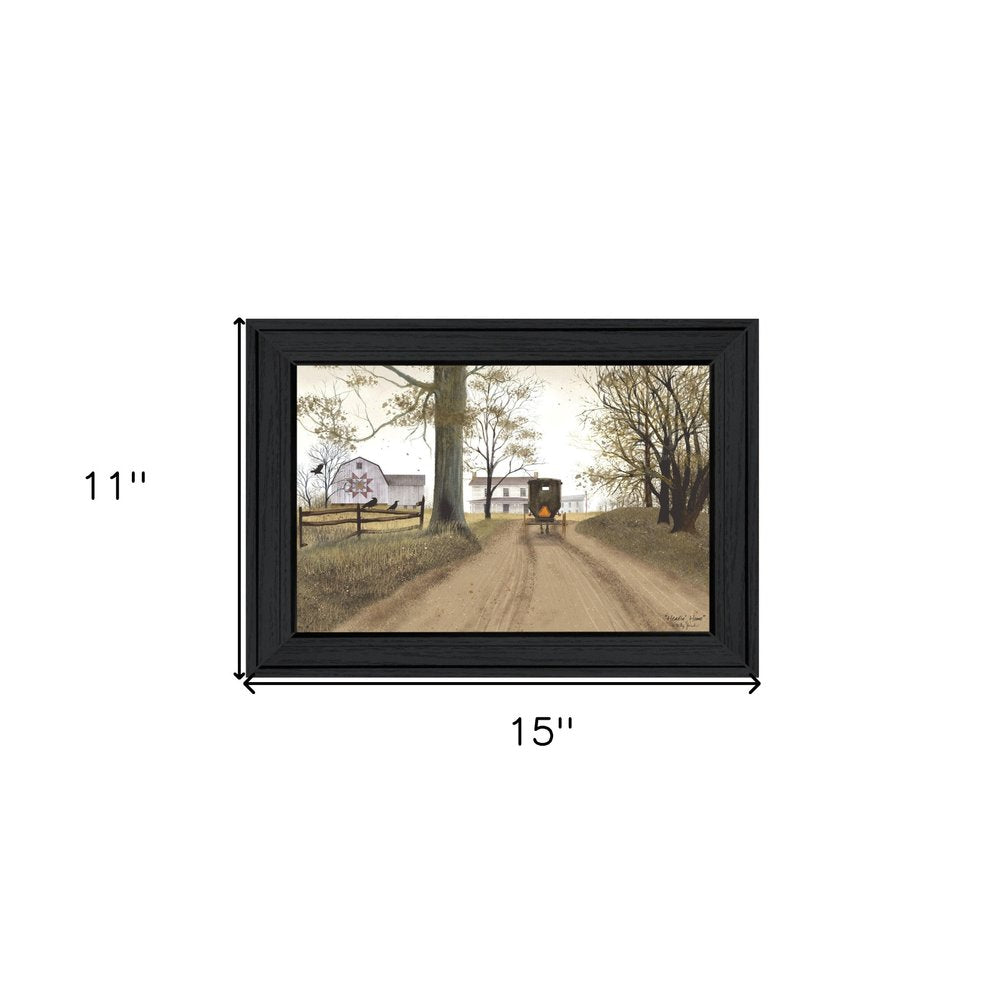 Headin Home 2 Black Framed Print Wall Art — view 4