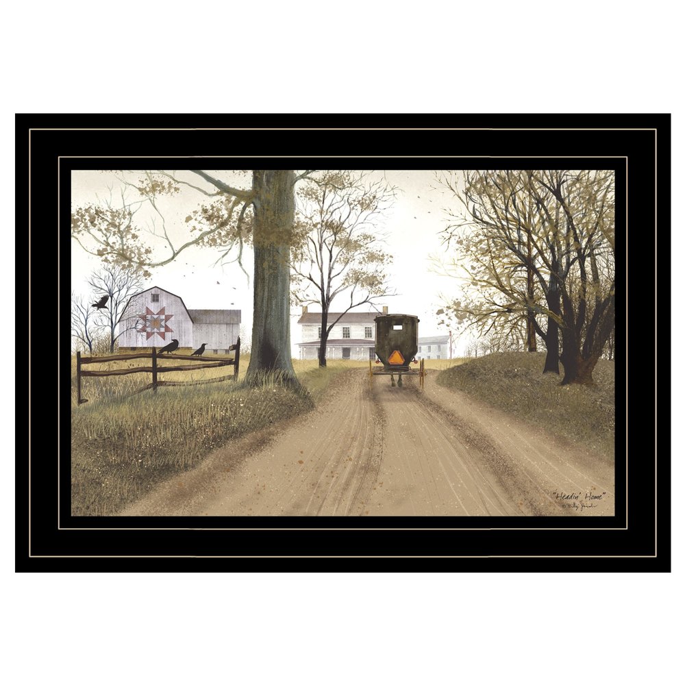 Headin Home 3 Black Framed Print Wall Art HomeRoots