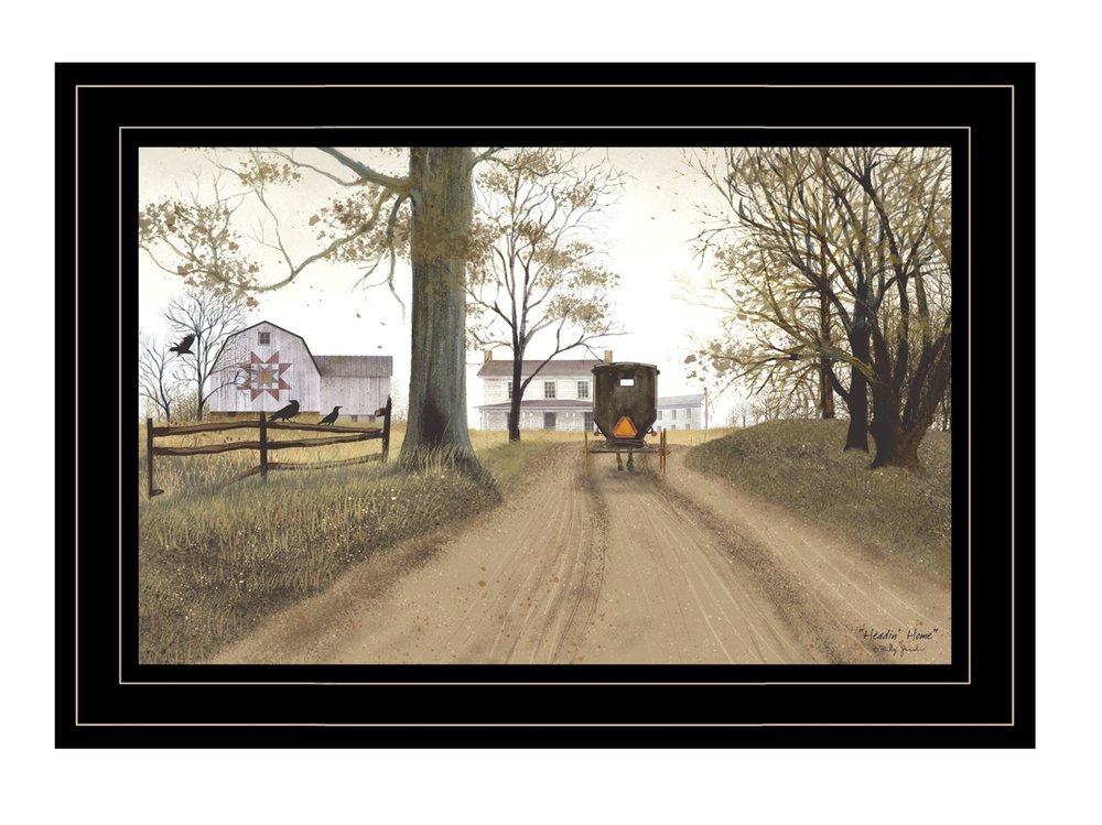 Headin Home 3 Black Framed Print Wall Art — view 4