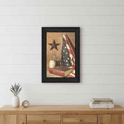 God and Country 2 Black Framed Print Wall Art HomeRoots