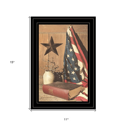 God and Country 3 Black Framed Print Wall Art HomeRoots