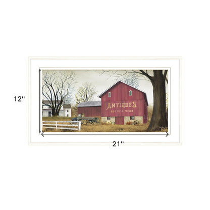 Antique Barn 5 White Framed Print Wall Art HomeRoots