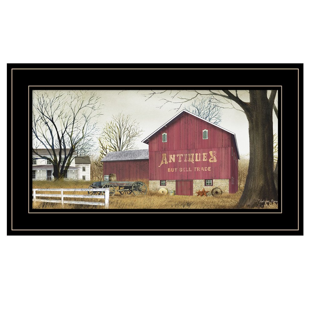 Antique Barn 6 Black Framed Print Wall Art — view 1